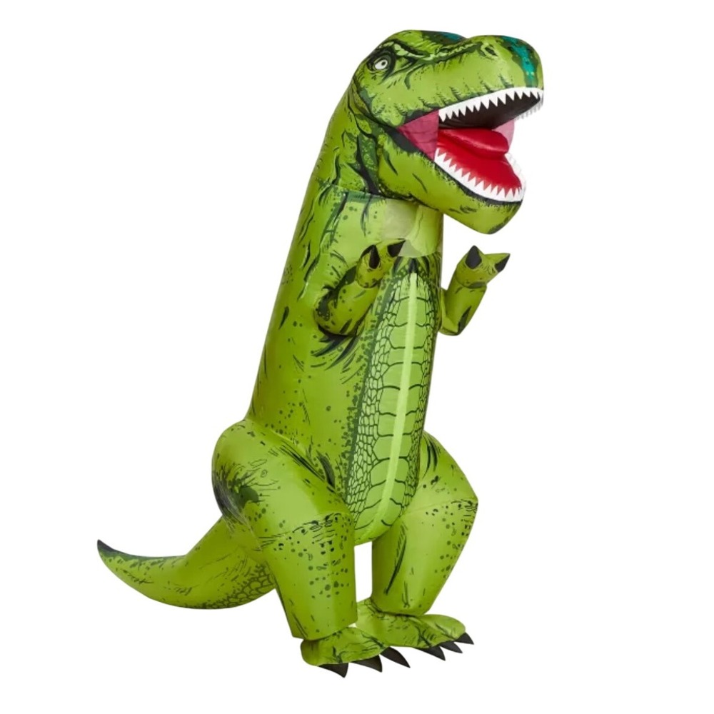 Inflatable‎ T-Rex Dinosaur Costume Kids Blow Up Dino Fancy Dress